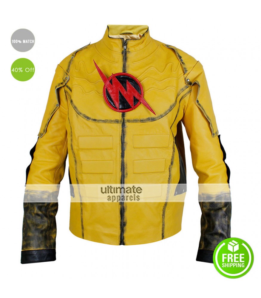 The Reverse Flash Lightning Yellow Jacket Costume